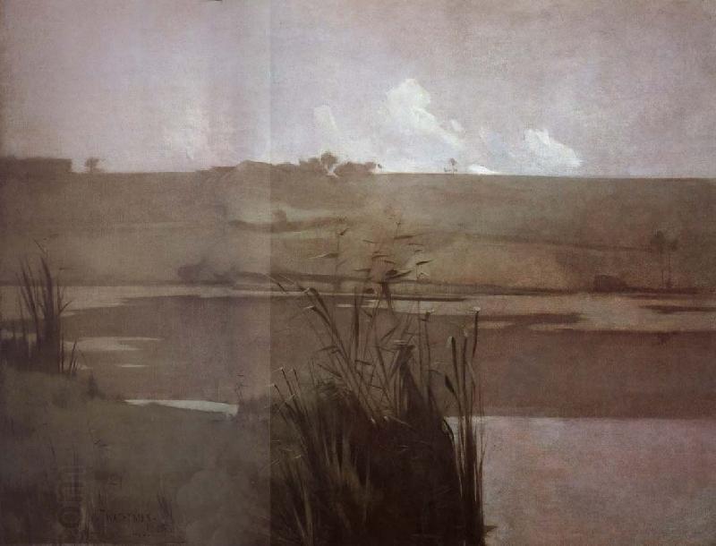 John Henry Twachtman Arques la Bataille oil painting picture
